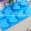 6 Cavity Heart Shape Silicone Cake Mould Muffin Cup Soap Mould Chocolate Mould Baking Tray