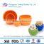 Wholesale colorful silicone serving bowl set for camping