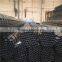 high quality erw black round steel pipe weight