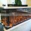 3 Sided Glass Stand Electric Fire Place