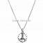New fashion stainless steel upside down Jesus pendant