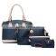 New style fashion brown shoulder bag korean 3 pcs set handbags