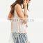 Tank-Tops&Camis latest fashion design women clothing Apricot Fringe Hem Backless Tank Top