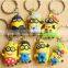 Minions keychian / creative minions rubber keychain
