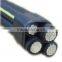 Aerial Bundle Cable, twisted and parallel, abc cable