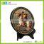 Wholesale high quality round shape Europe religious show pieces for home decoration