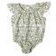 wholesale navy pink flowery romper children's boutique clothing newborn baby clothes