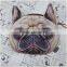 super lovely cartoon 3D solid big eye dog style ladies plush zipper small money coin bag