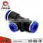 High Quality Made in China Pneumatic plastic air tube fittings
