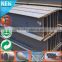 China Supplier A36 h-beam steel i beams sizes for sale