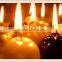 party decorative paraffin+palm wax ball shaped color scented candle