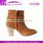 charming high heel wholesale boots good quality wooden heel boot