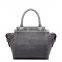 stylish grey color top handle fashion women handbag