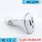 promotional 12v car battery usb cell phone car charger with Type-C