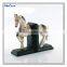 polyresin wood finidh horse cute bookends animal bookends