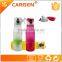 OEM Logo 700ml Plastic Lemon Fruit Infuser Bottle