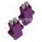 purple LC Duplex OM4 Fiber Optic Adapter/mm om4 lc fiber optic adapter