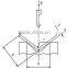 V block dies on hydraulic press brake bending machine