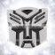 Хромированные значки Autobot Transformer