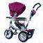 New style safety adjustable seat baby tricycle/Kids tricycle/baby stroller with back seat