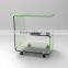 top class high transparent acrylic table with wheels factory competitive price