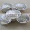 disposable round shape silver color aluminium foil box for food packaging