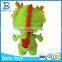 100% Polyester Fabric Green Baby Dinosaur Animal plush Toy