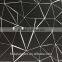 geometrical print washed velvet fabric for outdoor wear home textile