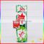 Custom christmas tree cardboard paper mailing tube with end caps hot sale christmas gift paper tube with cover