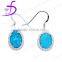 cheap opal earrings made in china fashion design hanging earrings