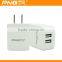 Wholesale high quality 5V2.1A fast charging mobile cell phone charger