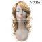 24inch blond color loose curl 100% high tempreture fibre lace front 185g Best selling simple design hair with good offer