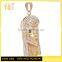 Fashion stainless steel jewelry custom engraved logo gold jesus pendant with cz