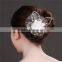 MYLOVE Factory sale High quality handmade wedding hair flower with crystal lace MLF118