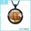 Wholesale Chinese Custom Voyage Painting Metal Pendant