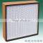 High efficiency wood frame pleat hepa filter