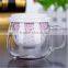 Creative Product Heat Resistant Borosilicate Glass Tea Cup With Ceramic Filters and Lid for Promotion