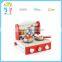 2016 wholesale high quality kids wooden play kitchen set, Educational Kids Kitchen Sets