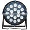 NEWComer 18x18 Watt Pro Stage 18x18w RGBWA+UV 6IN1 LED Flat Slim Par Can