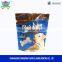 Customized doggy bag with stand up zipper resealable pet bags