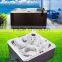 rectangular shape whirlpool massage 7 person design hot tubs