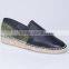 Espadrilles with snake print cow leather upper