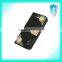 Silk Print Leather+PC Case with Diamond flowers for Sony Xperia Z1 L39H