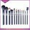 12 Pcs Bamboo Handle Makeup Brushes Kabuki Powder Foundation Blusher Cosmetic Brushes With Bag