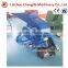 Electrical motor driven rice husk wood hammer mill crusher machine