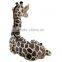 Home decor Lounging resin Baby giraffe collectables Statue