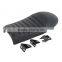 Black Hump Cafe Racer Motorcycle Seat Saddle For Suzuki GS Yamaha XJ Honda CB