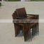 Leisure rattan furniture cheap wicker garden table and chair (2107+2048)