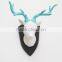 small wall-mounted resin animal heads