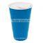BRC Plastic Double Wall Cup Custom with Lid, PP Plastic Sports Cup with Cover